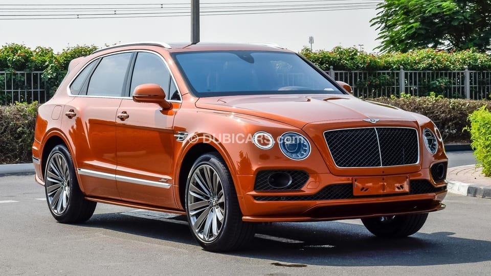 Bentley Bentayga Speed (Export) for sale AED 1,149,000. Orange, 2020