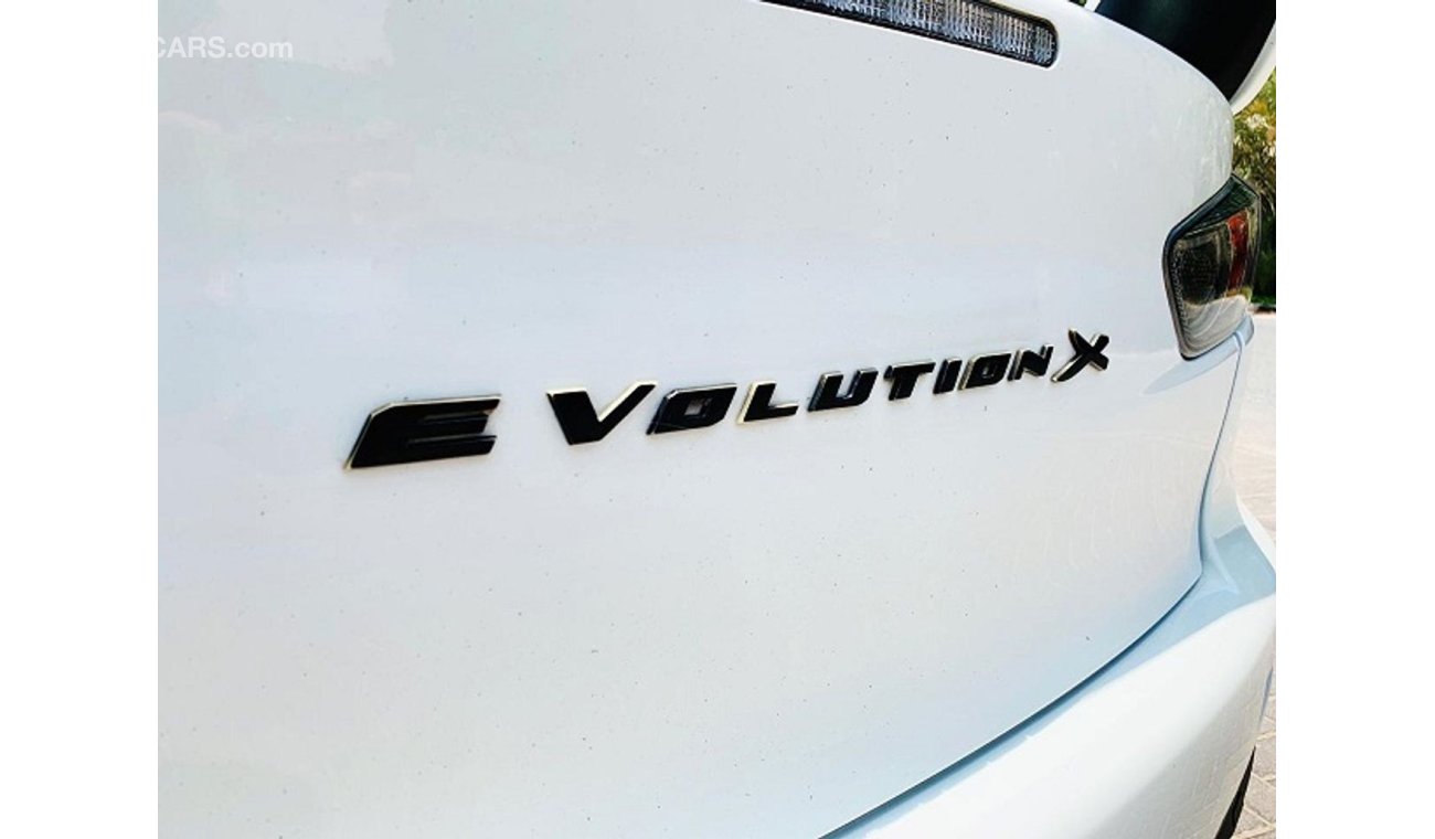 Mitsubishi Evo 2015 Mitsubishi Lancer Evolution X White | A 1001