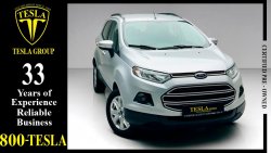 Ford EcoSport LIMITED + LEATHER SEATS + BACK CAMERA / GCC / 2016 / WARRANTY + FREE SERVICE CONTRACT / 485 DHS P.M.