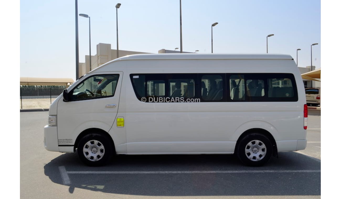 Toyota Hiace HIGH ROOF 15 SEATER BUS GCC SPECS