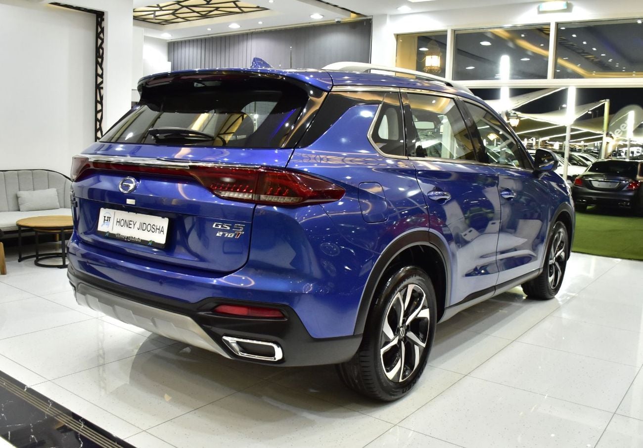 GAC GS5 EXCELLENT DEAL for our GAC GS5 270T ( 2021 Model ) in Blue Color GCC Specs