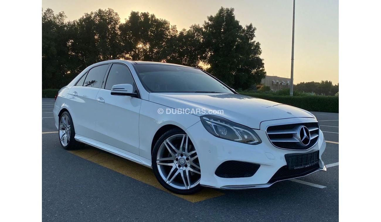 Mercedes-Benz E300 AMG Mercedes E-300 V6 2014 GCC Perfect Condition - Full Service History Available - Full Option