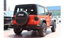 Jeep Wrangler SPORT PLUS GCC 2019 SINGLE OWNER WITH AGENCY WARRANTY & SERVICE CONTRACT IN MINT CONDITION