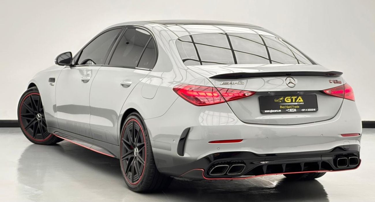 Mercedes-Benz C 63 S 2024 Mercedes-Benz C63s AMG E-Performance F1 Edition, Mercedes Warranty + Service Contract, FSH, GCC
