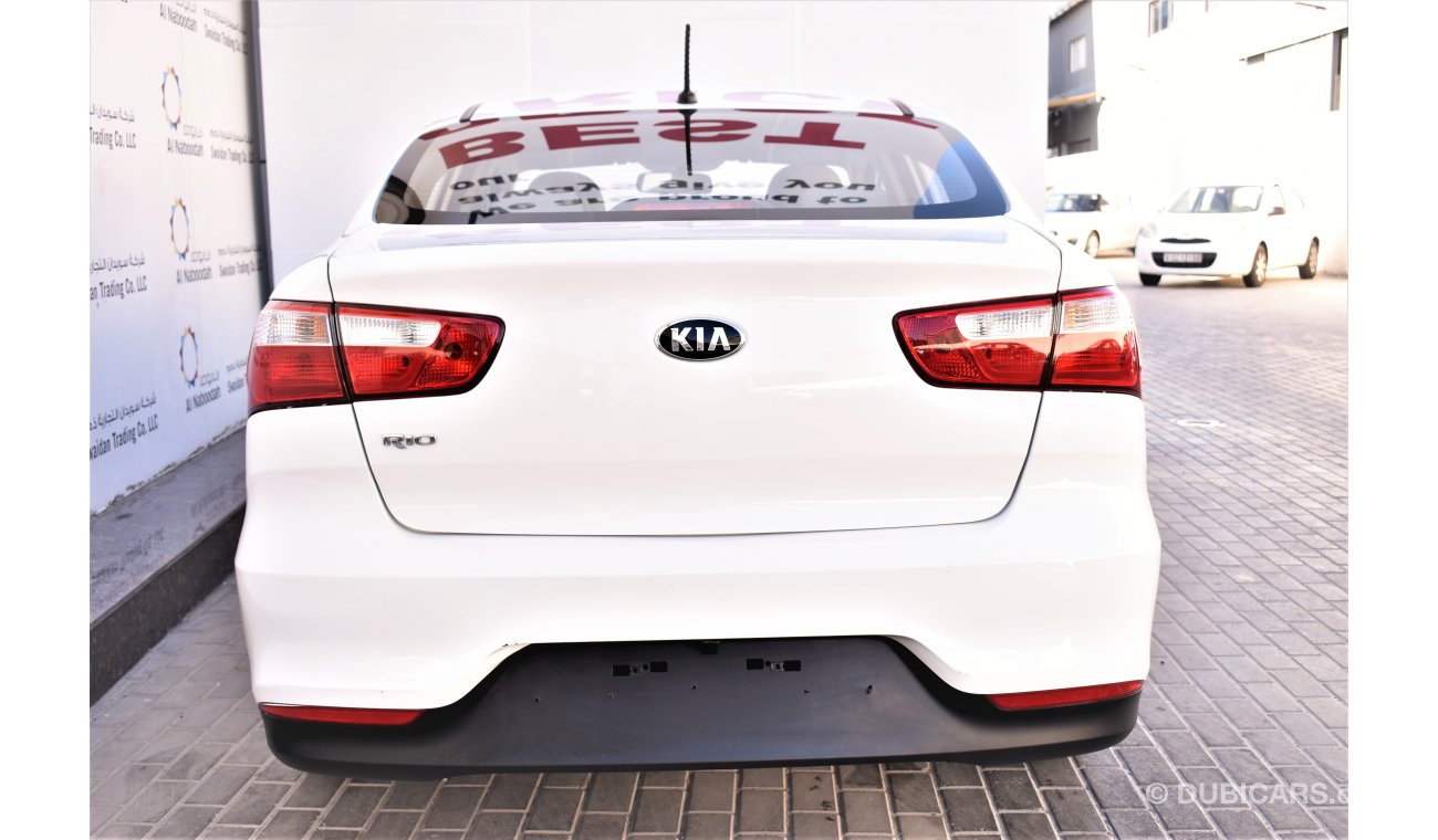 Kia Rio 1.4L EX SEDAN 2017 GCC SPECS WITH BLUETOOTH