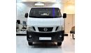 نيسان أورفان 14 Seater Van! Nissan Urvan NV350  2016 Model!! in White Color! GCC Specs