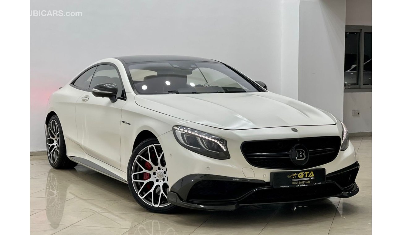 مرسيدس بنز S 65 AMG Coupe 2015 Mercedes S 65 AMG With Brabus Kit, Service History, Warranty, GCC