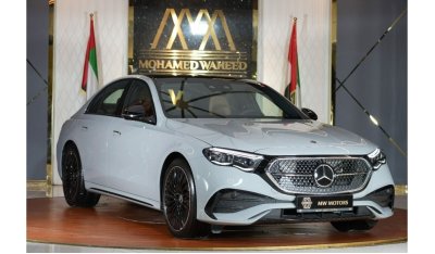 مرسيدس بنز E 300 Mercedes-Benz E 300 | GCC 2024 0km | Agency Warranty | AMG Package | Panoramic | 360 View