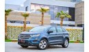 Ford Edge AWD | 1,155 P.M |  0% Downpayment | Spectacular Condition!