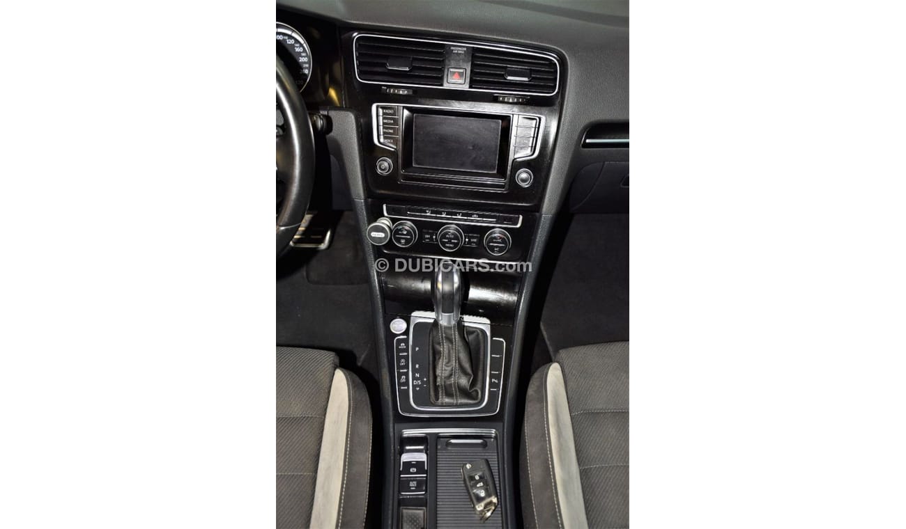 Volkswagen Golf THE MOST IN DEMAND HATCH BACK! Volkswagen Golf R 2015 Model!! in Grey Color! GCC Specs