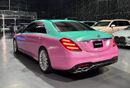 Mercedes Benz S63 AMG STD 4.0L V8 | Maybach Kit| Custom Tiffany green & glitter wrap/pink  finish