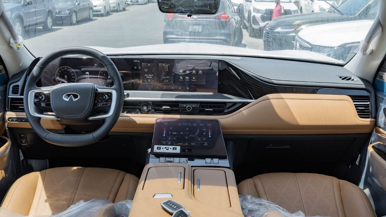 إنفينيتي QX80 2026 Infiniti QX80 Sensory 3.5L AT Petrol (Black-Tan)