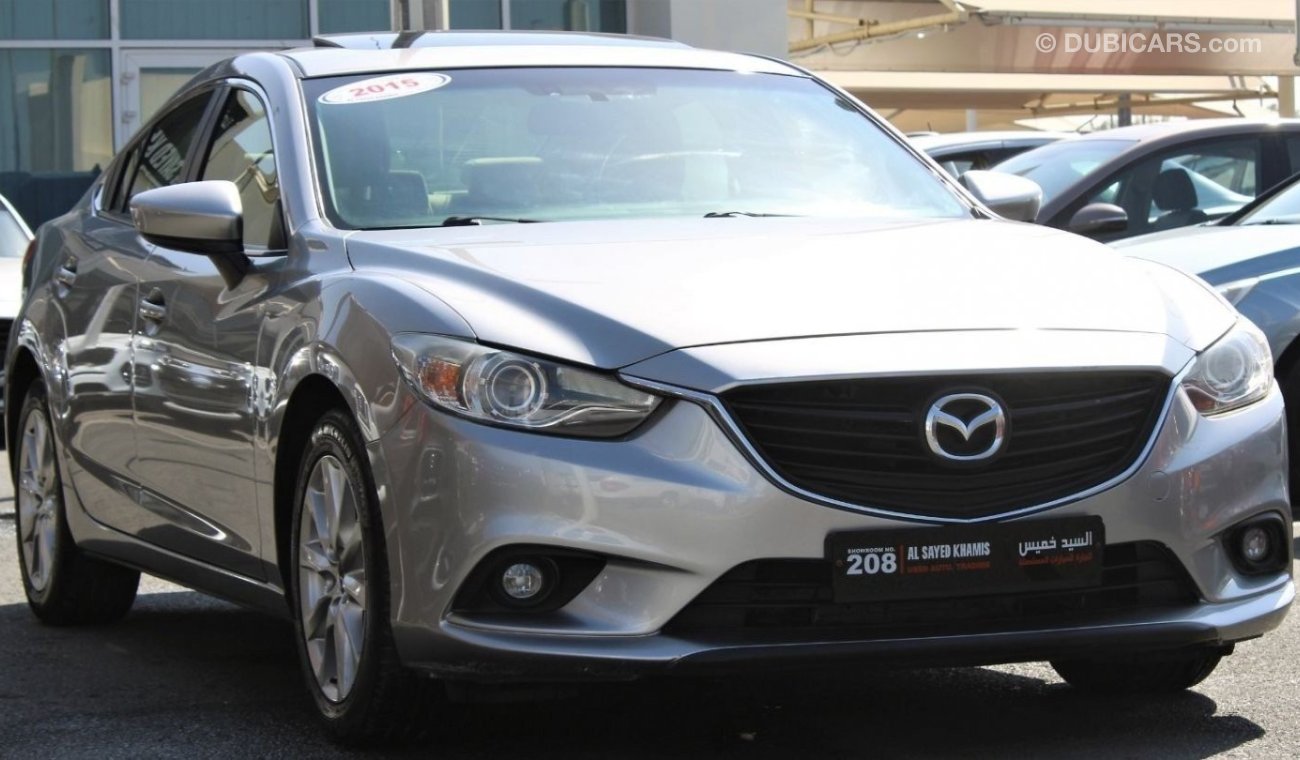 Mazda 6 Mazda 6 2015 GCC Full Option No. 1 in excellent condition without accidents, very clean from inside