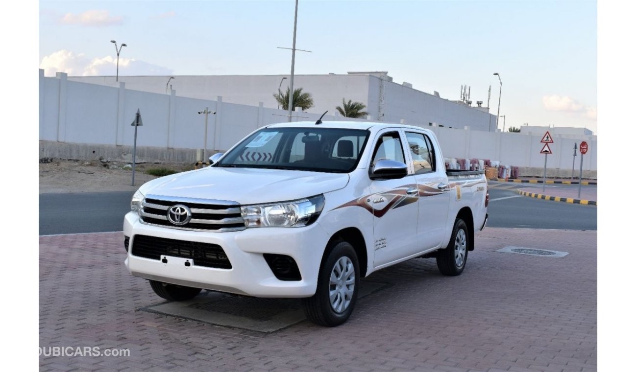 Toyota Hilux 2017 | TOYOTA HILUX | DOUBLE CAB XL | 4X2 2.7L 5-SEATER | GCC | VERY WELL-MAINTAINED | SPECTACULAR C