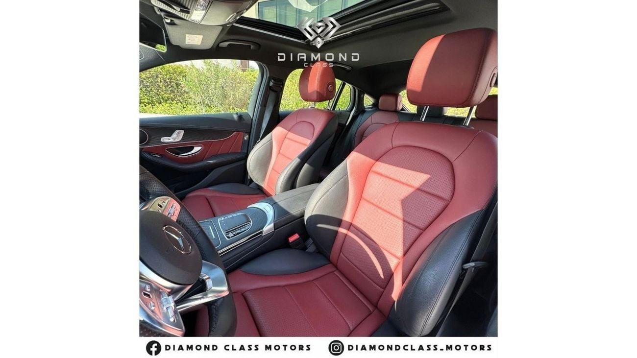 Mercedes-Benz GLC 200 Premium Mercedes GLC 200 Coupe  AMG line - 2.0T 4Matic  Sunroof  2022 GCC  Service Contract Under Me