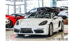 Porsche 718 Boxster | 2018 - GCC | With Warranty and Service | Full Service History | Convertible