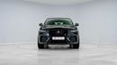 Jaguar F Pace SVR 5.0L | AED 4,807 PM | Super Low KM, Warranty & Service Oct 2028 | Ramadan Offer