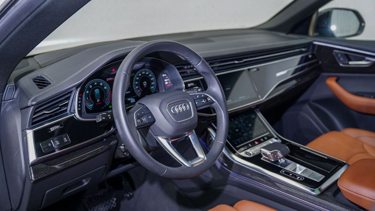 أودي Q8 | AED 4,545 PM | Warranty Feb 2028 | GCC