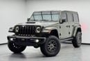 Jeep Wrangler Rubicon 392 6.4L V8 2023 Jeep Wrangler Unlimited Rubicon 392, 2028 Jeep Warranty + Service Pack, Ful