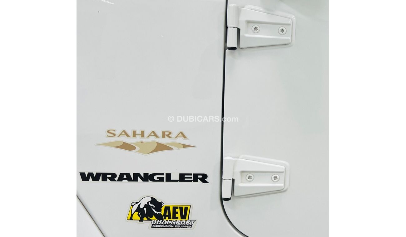 Jeep Wrangler Sahara GCC .. Original Paint .. Perfect Condition .. V6