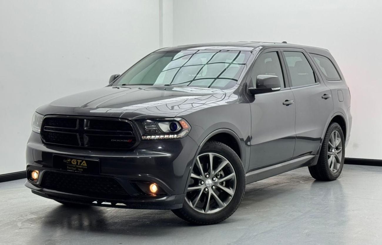 Dodge Durango GT 3.6L (292 HP) 2018 Dodge Durango GT, Dodge Service History, 7 Seater, GCC