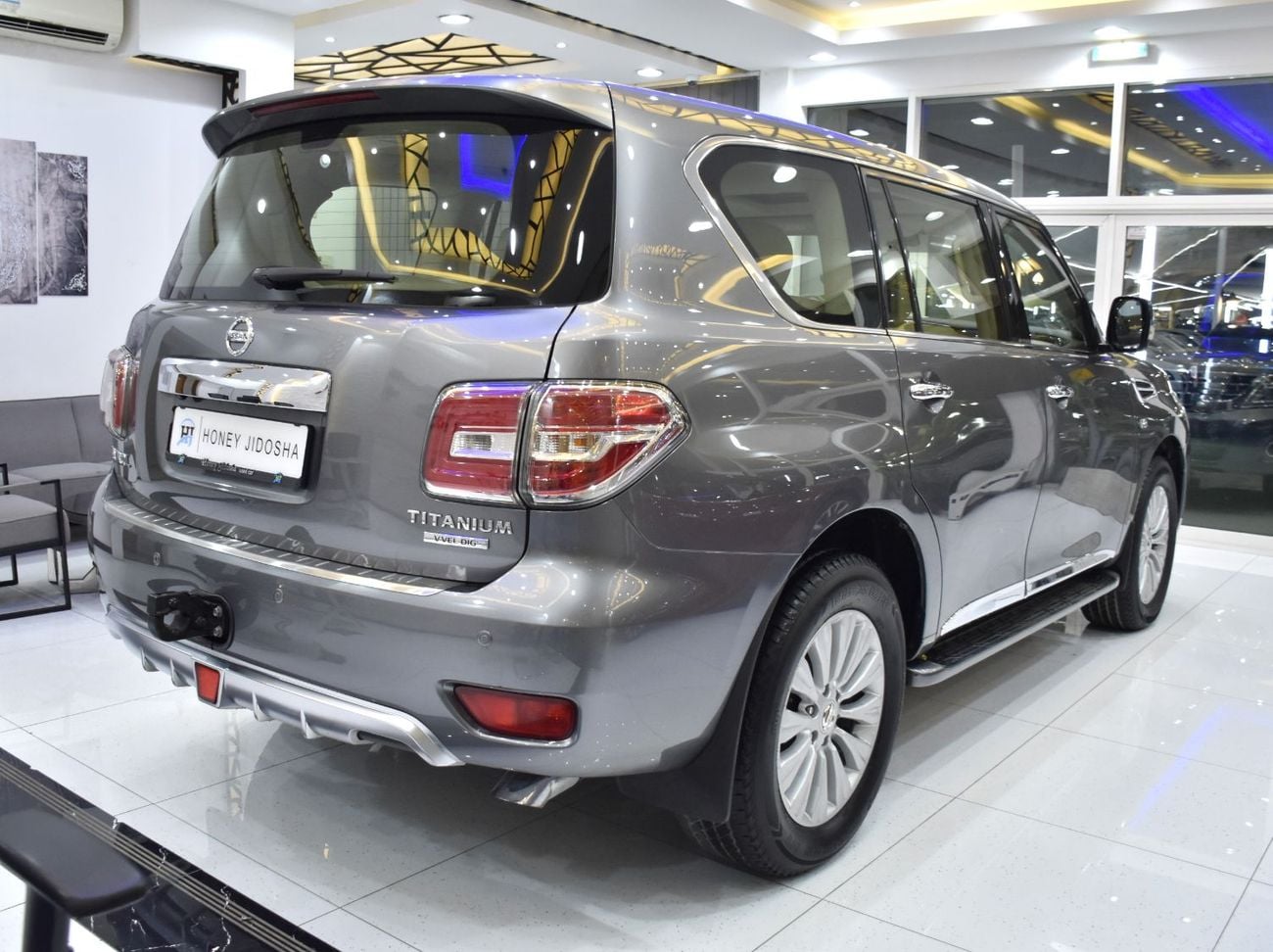Nissan Patrol LE TITANIUM EXCELLENT DEAL for our Nissan Patrol Titanium V8 ( 2018 Model ) in Grey Color GCC Specs