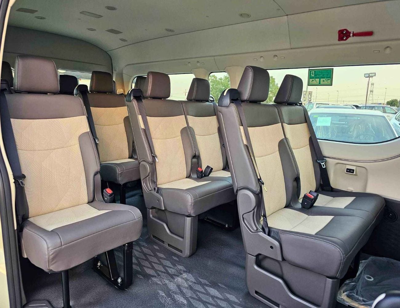 تويوتا هاياس HIGHROOF GL / 13 SEATS WITH LEATHER / 2.8L DIESEL M/T V4 (CODE # HRDMGLJ)