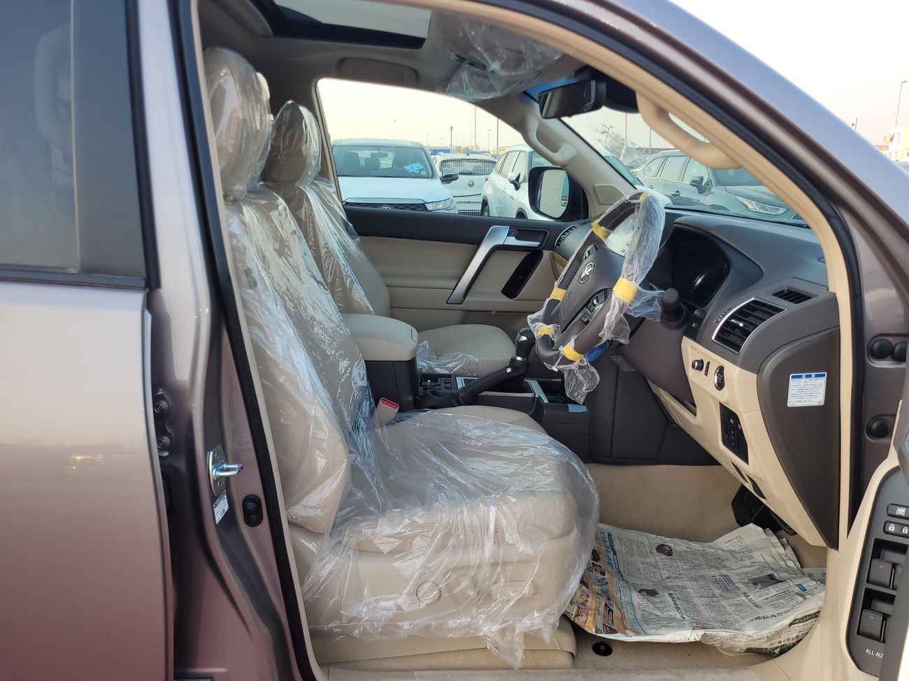 Toyota Prado RHD - 2.8L DSL - TXL BLK MATT ED. - 7str - MY23 - BRONZE_BEIGE (SPECIAL EXPORT OFFER)