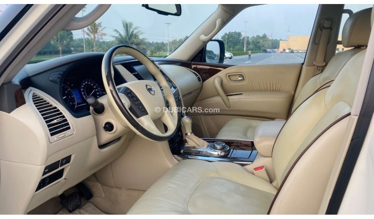 نيسان باترول LE بلاتينوم 1 على 1 رادار تحكم مسار كراسي كهرباء شاشات خلفيه خمس كاميرات بدون حادث بدون