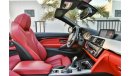 BMW 428i Sport Twin Turbo - Warranty - GCC - AED 2,076 PER MONTH - 0% DOWNPAYMENT
