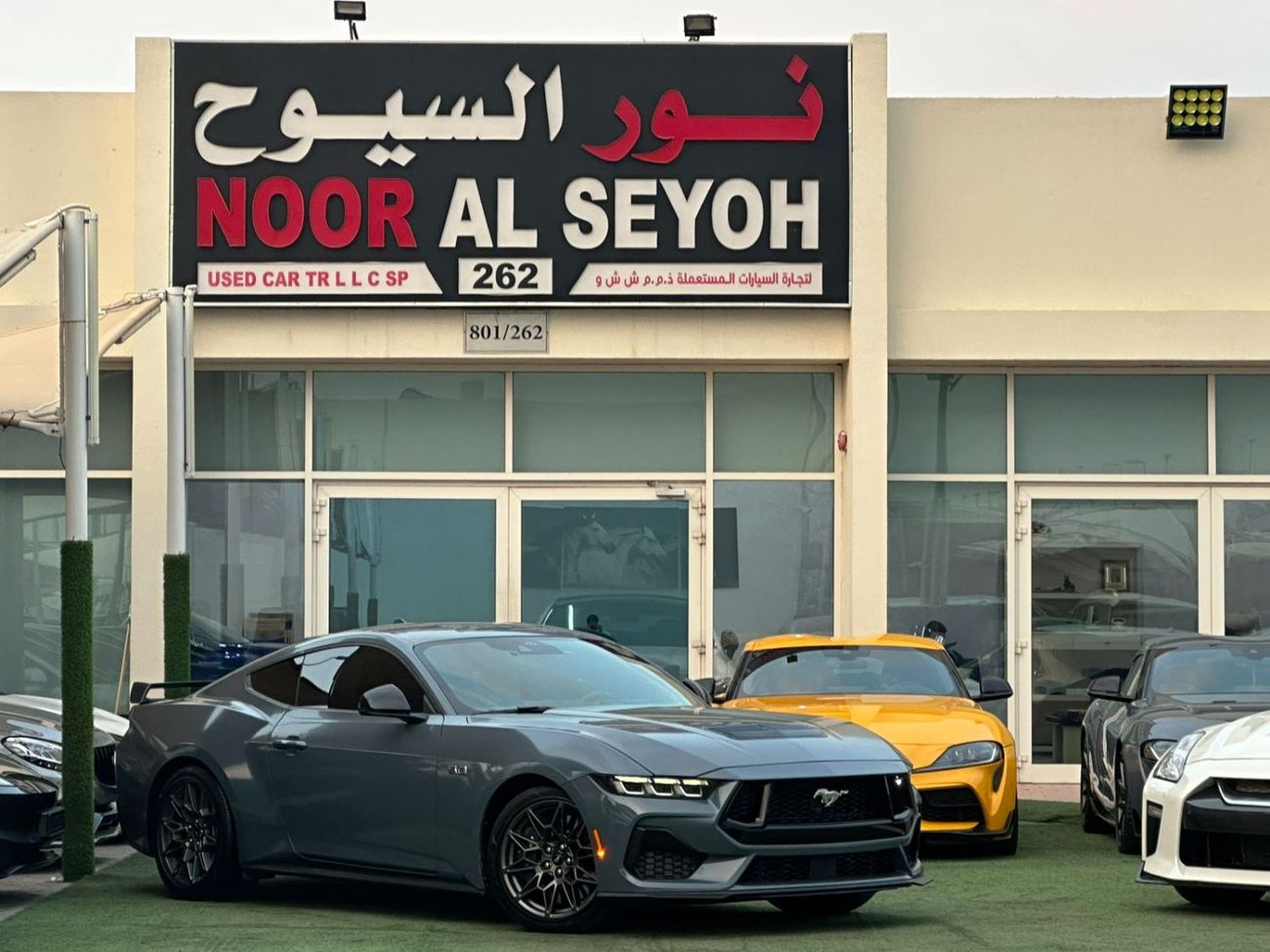 فورد موستانج فورد موستانج GT 5.0  خليجي صبغ وكاله تشييكات وكاله تحت الضمان بحاله ممتازه