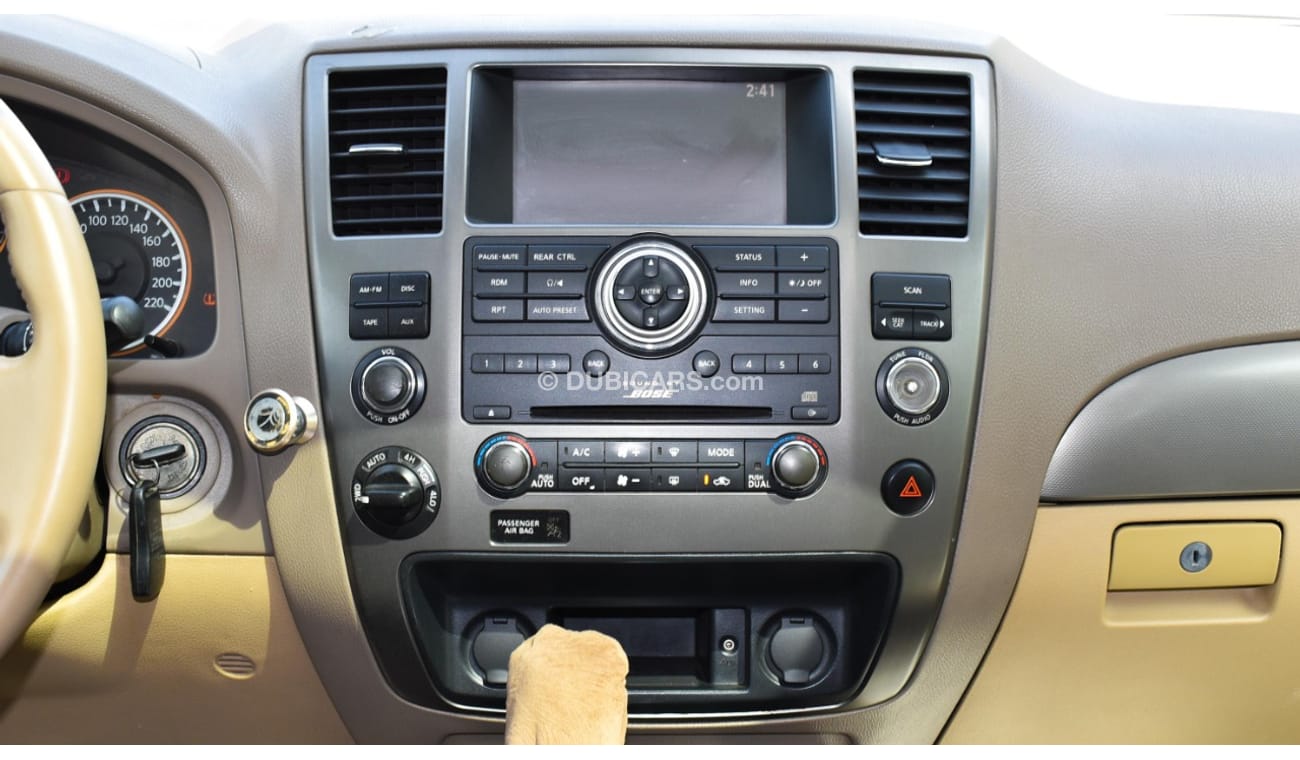 Nissan Armada SE, 2011 Gulf model, number one, cruise control slot, sensor wheels, rear camera, rear spoiler, in e