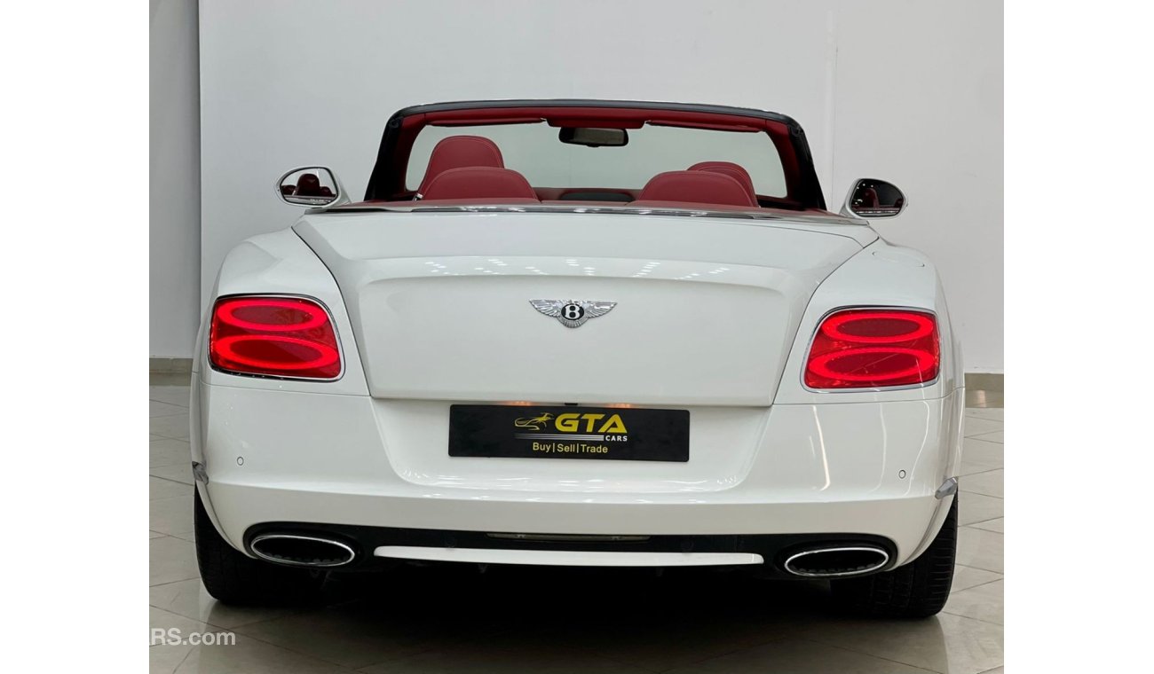 Bentley Continental GTC 2014 Bentley Continental GTC W12, Full Bentley Service History, ( One Lady Owner ), GCC