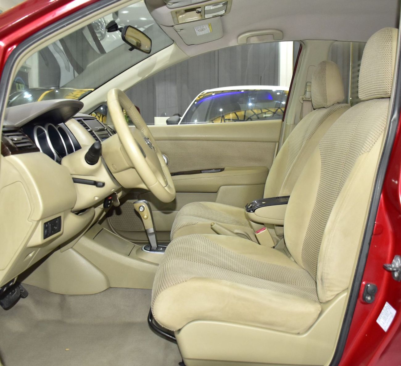 نيسان تيدا EXCELLENT DEAL for our Nissan Tiida 1.8 ( 2011 Model ) in Red Color GCC Specs