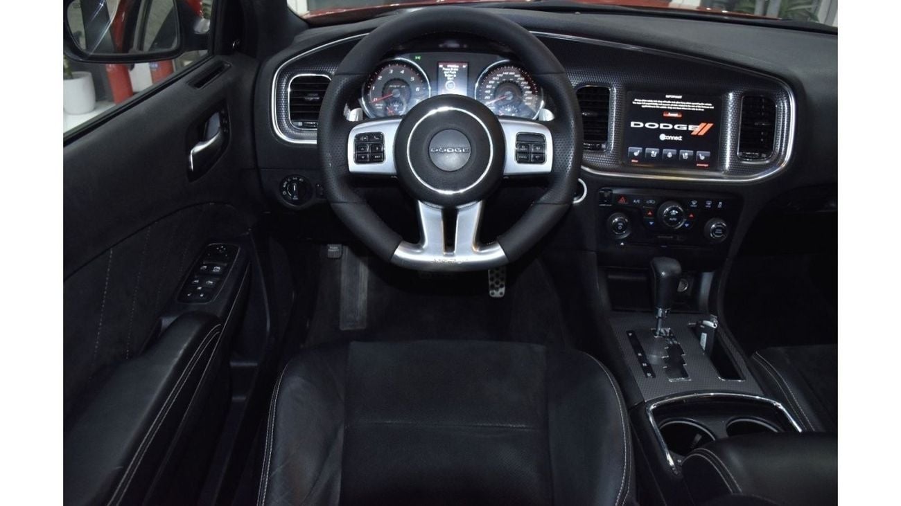 Dodge Charger EXCELLENT DEAL for our Dodge Charger SRT8 6.4 HEMI ( 2014 Model ) in Red Color GCC Specs