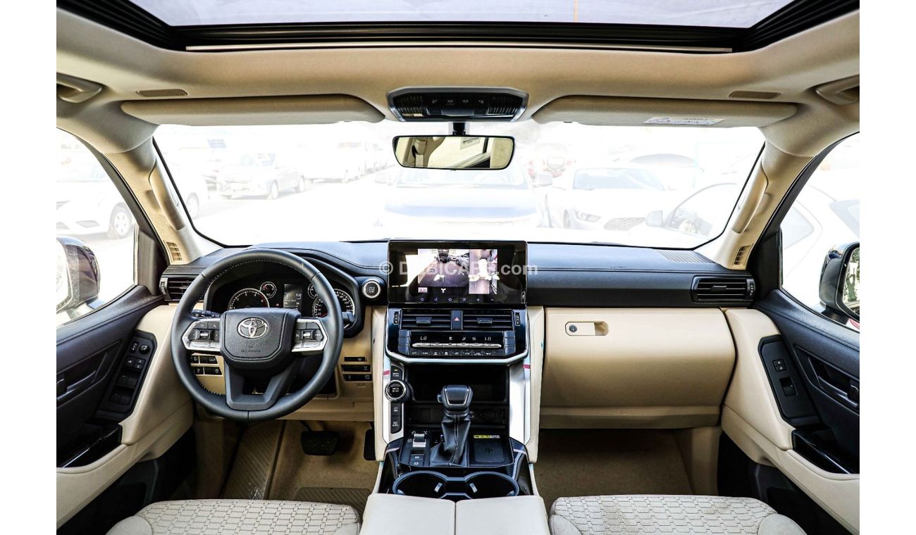 Toyota Land Cruiser 2022 Toyota LC300 3.3 Twin Turbo GXR 20" Alloy Diesel AT - Black inside beige