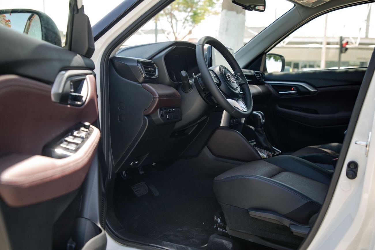 Toyota Urban Cruiser GLX 1.5L - Pearl White & Black Inside Bordeaux | Export Only