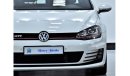 Volkswagen Golf EXCELLENT DEAL for our Volkswagen GTi ( 2016 Model! ) in White Color! GCC Specs