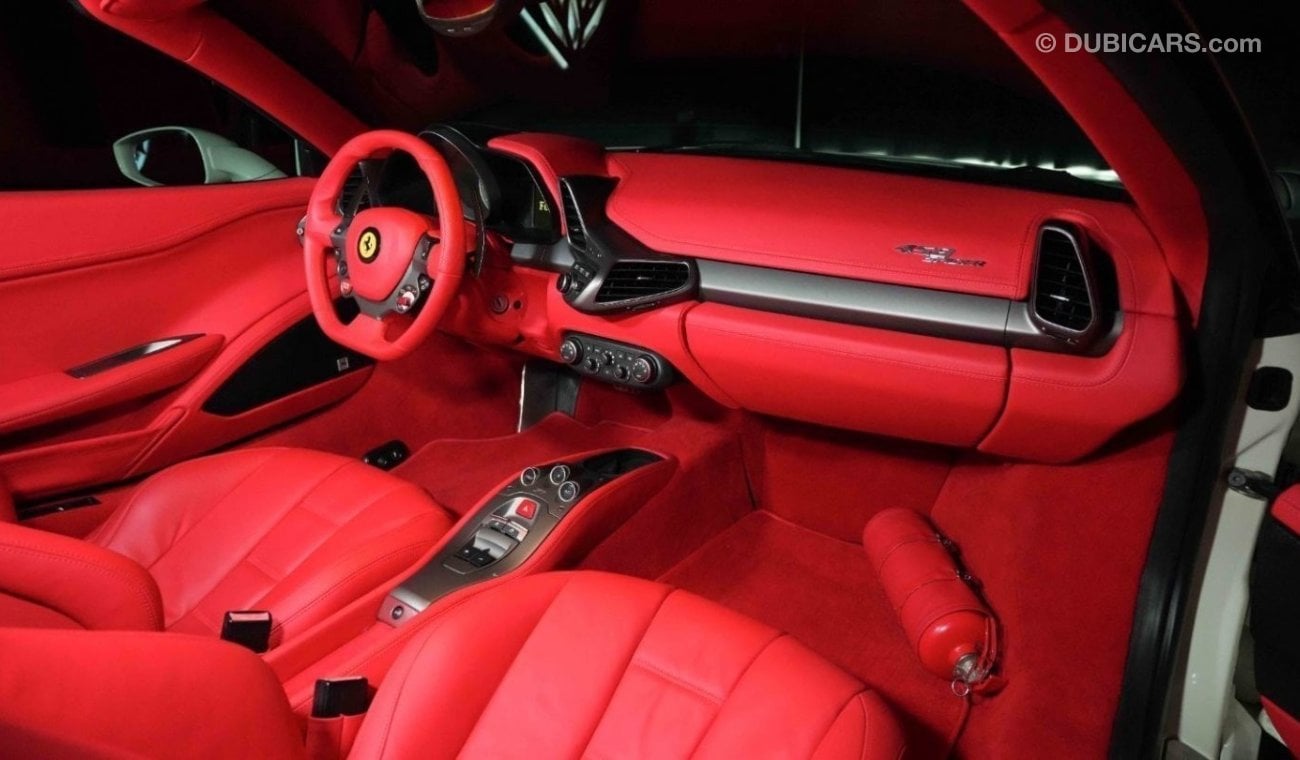 Ferrari 458 Spider | Italia | Type F142 | Used | 2014 | White Bianco Avus | Negotiable Price
