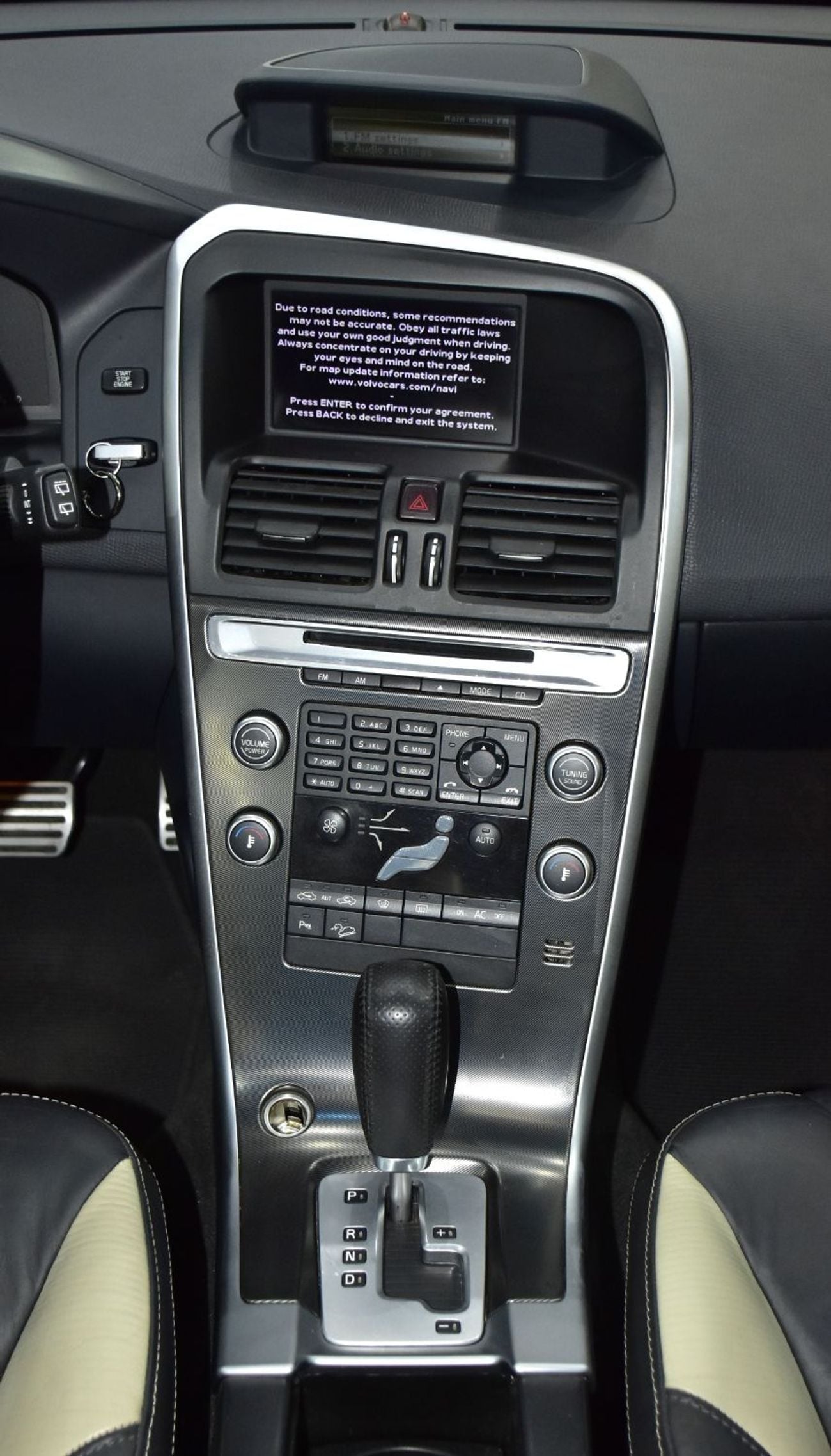 Volvo XC60 EXCELLENT DEAL for our Volvo T6 AWD R-Design ( 2010 Model ) in Silver Color GCC Specs