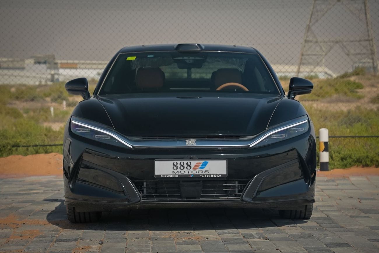 بي واي دي هان 2025 BYD Han L DM-i 200Km Flagship with LiDar Black in Tan 0Km
