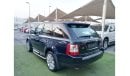 Land Rover Range Rover Sport Gulf model 2009, blue color, leather hatch, cruise control, alloy wheels and sensors in excellent co