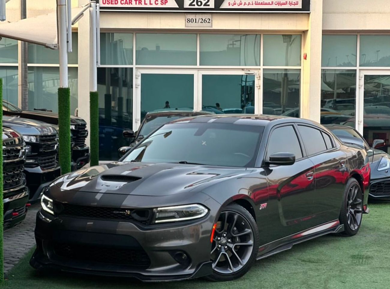 دودج تشارجر دودج تشارجر سكات باك 6.4 خليجي 2020 فل ابشن صبغ وكاله بحاله ممتازه