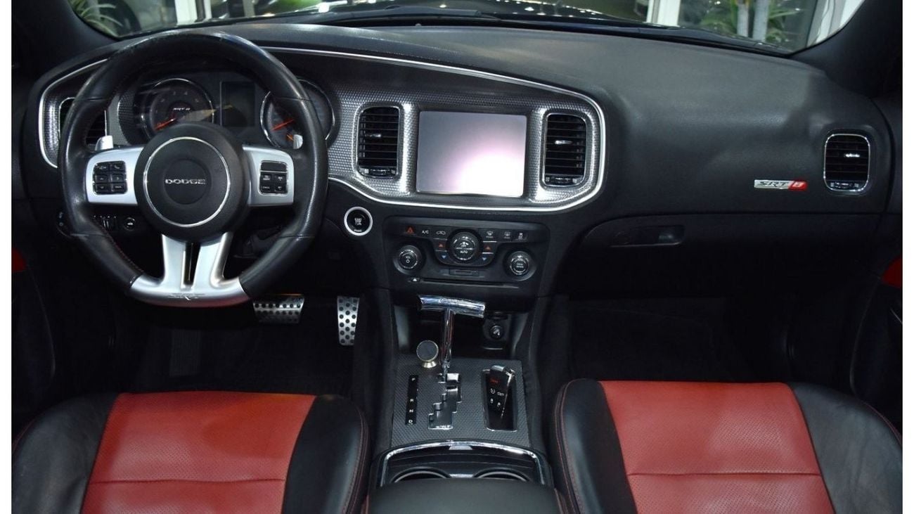 Dodge Charger EXCELLENT DEAL for our Dodge Charger SRT8 ( 2013 Model ) in Black Color GCC Specs