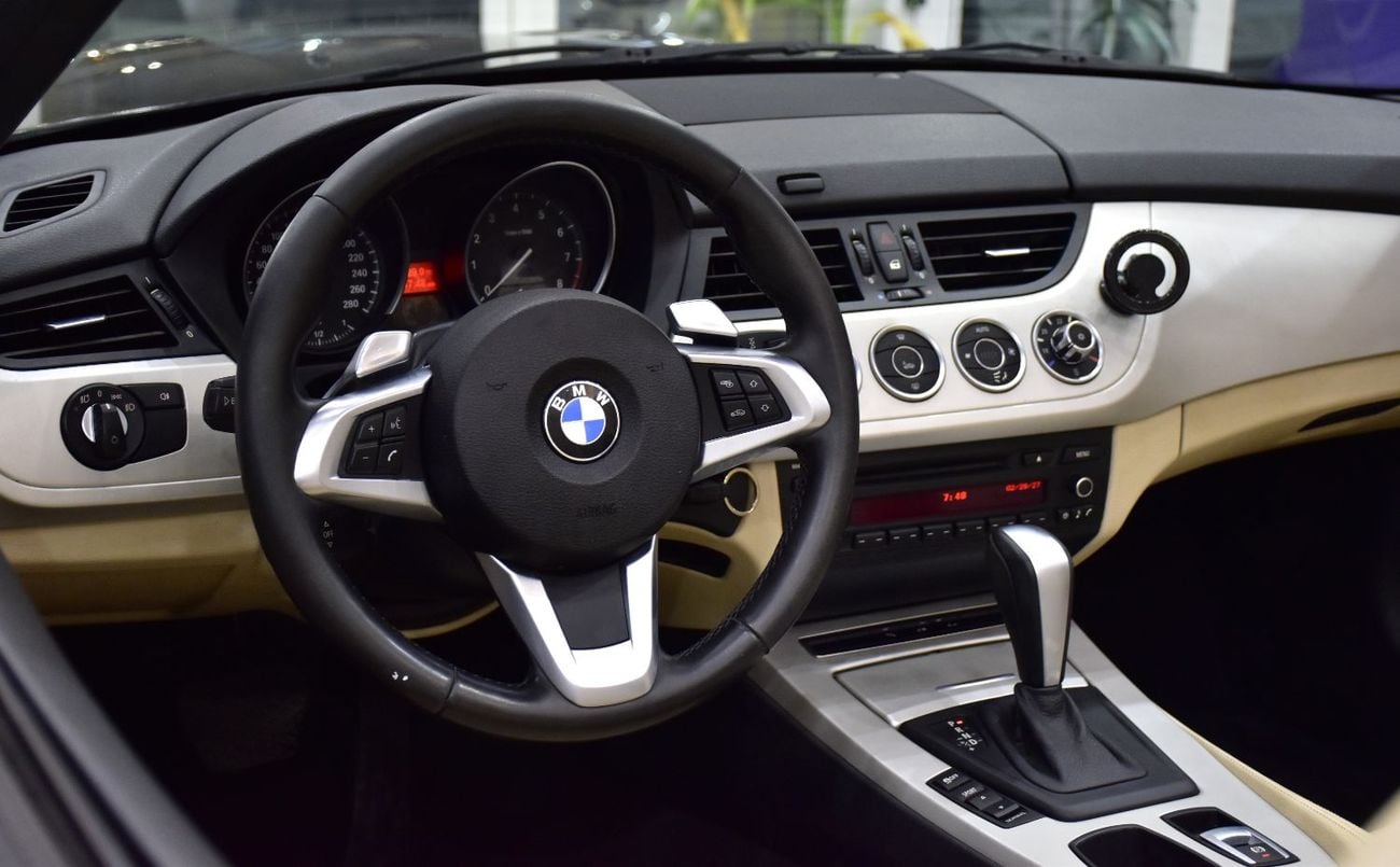 BMW Z4 sDrive 23i EXCLUSIVE EXCELLENT DEAL for our BMW Z4 sDrive23i ( 2012 Model ) in Brown Color GCC Specs