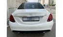 مرسيدس بنز C200 PREMIUM 2.0L | GCC | EXCELLENT CONDITION | FREE 2 YEAR WARRANTY | FREE REGISTRATION | 1 YEAR FREE IN