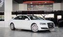 Audi A8 L 50 TFSI quattro AED 1,800 P.M | 2016 AUDI A8 L  | WARRANTY AND SERVICE CONTRACT | GCC | FULL OPTIO