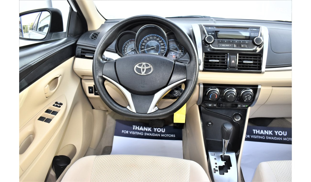 Toyota Yaris 1.5L SE SEDAN 2017 GCC SPECS DEALER WARRANTY
