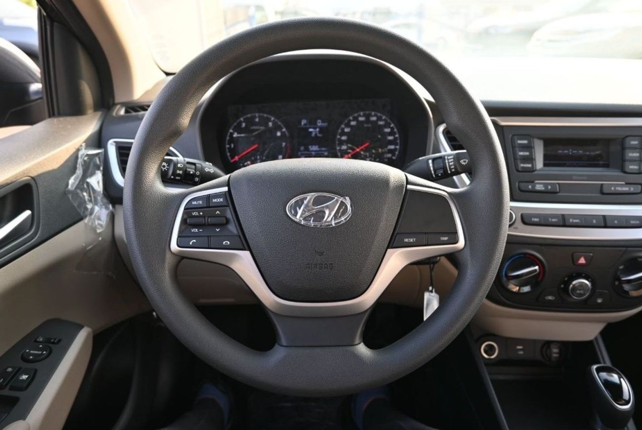 هيونداي أكسنت Hyundai Accent 1.4L Petrol Basic Option, FWD, Color Grey, Model 2023