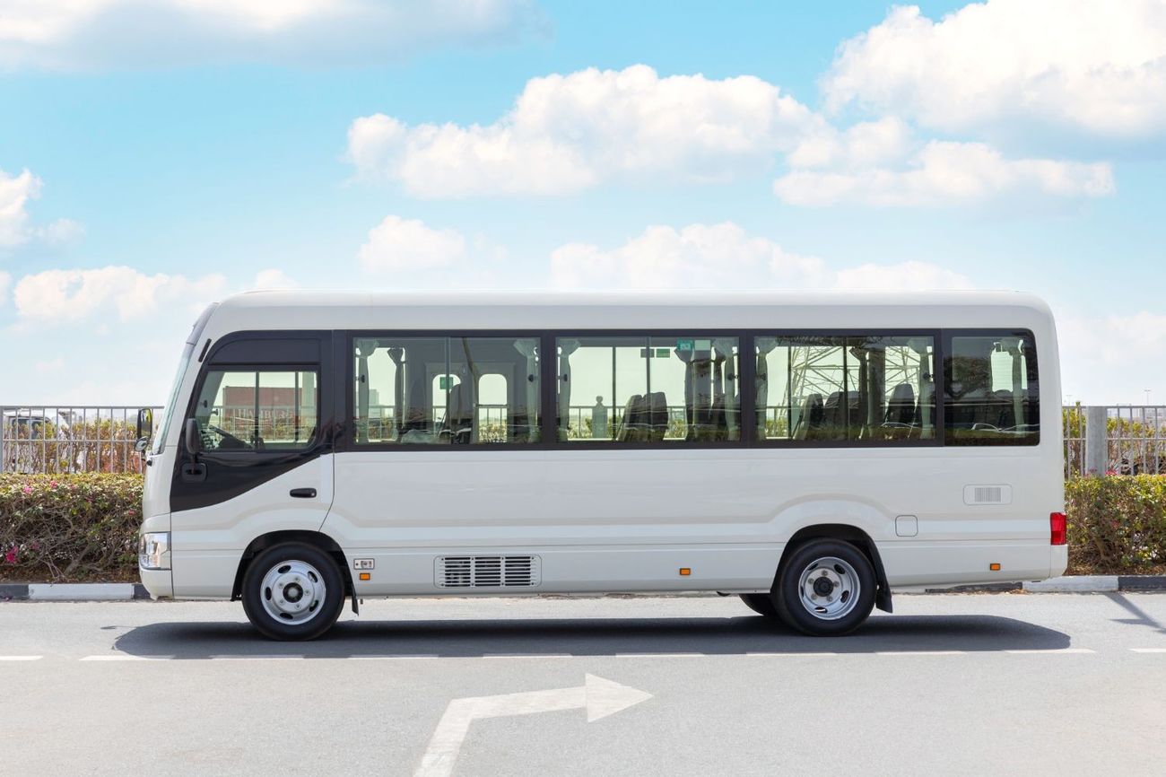 Toyota Coaster 2022 Toyota Coaster 4.2 23ST - White inside Grey